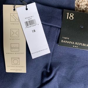 NWT - Banana Republic Navy Premium Ponte Leggings